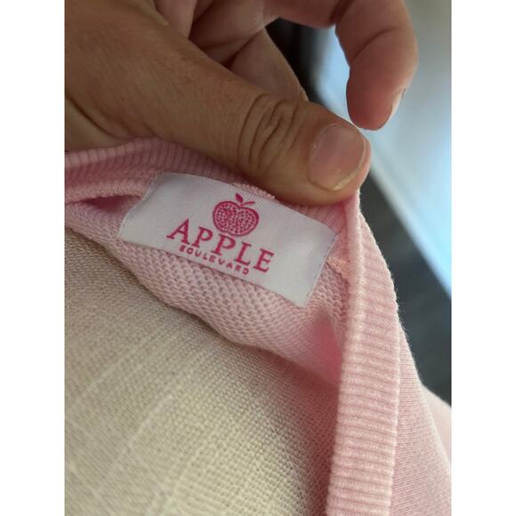 Women's Apple Boulevard Bow Pullover Size Small Like New - Picture 5 of 5